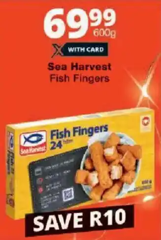 Checkers Sea Harvest Fish Fingers offer