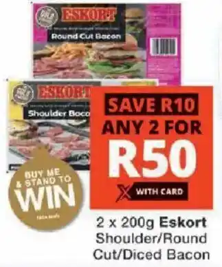 Checkers Eskort Shoulder/ Round Cut/ Diced Bacon offer