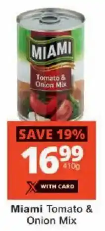 Checkers Miami Tomato & Onion Mix offer