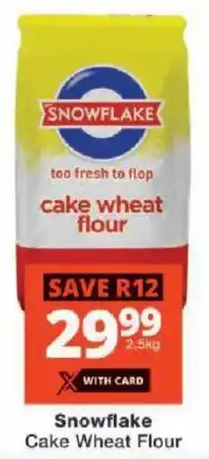 Checkers Snowflake Cake Wheat Flour offer