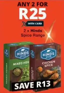 Checkers Hinds Spice Range offer