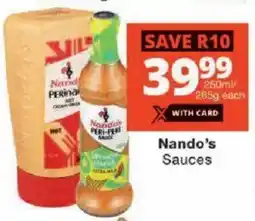 Checkers Nando's Sauces offer