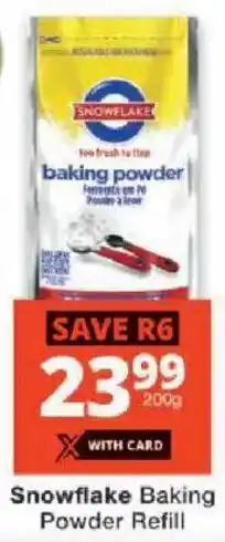 Checkers Snowflake Baking Powder Refill offer