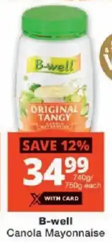 Checkers B-well Canola Mayonnaise offer
