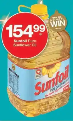 Checkers Sunfoil Pure Sunflower Oil offer