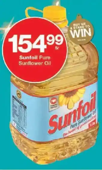 Checkers Sunfoil Pure Sunflower Oil offer