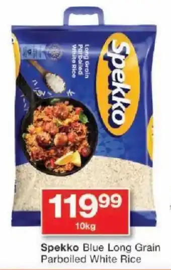 Checkers Spekko Blue Long Grain Parboiled White Rice offer