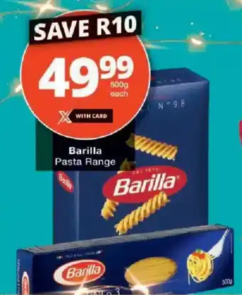Checkers Barilla Pasta Range offer