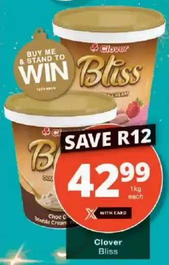 Checkers Clover Bliss offer