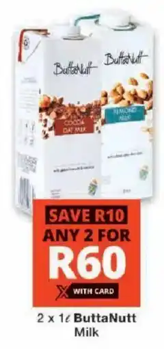 Checkers ButtaNutt Milk offer