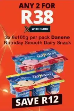 Checkers Danone Nutriday Smooth Dairy Snack offer