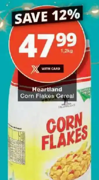 Checkers Heartland Corn Flakes Cereal offer