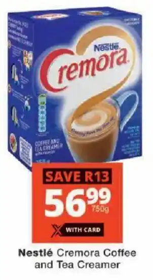 Checkers Nestlé Cremora Coffee and Tea Creamer offer