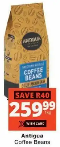 Checkers Antigua Coffee Beans offer