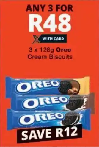 Checkers Oreo Cream Biscuits offer