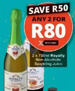 Checkers Royalty Non-Alcoholic Sparkling Juice offer