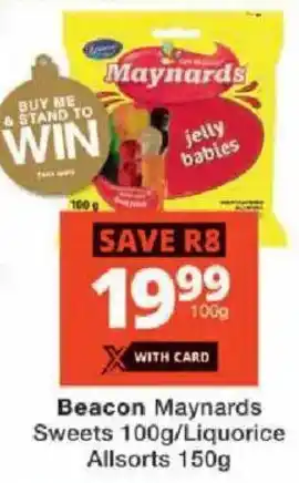 Checkers Beacon Maynards Sweets/ Liquorice Allsorts offer