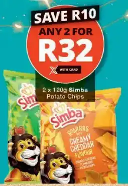 Checkers Simba Potato Chips offer