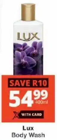 Checkers Lux Body Wash offer