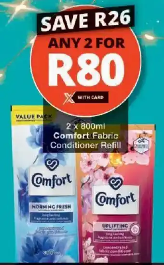Checkers Comfort Fabric Conditioner Refill offer