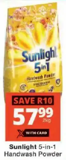 Checkers Sunlight 5-in-1 Handwash Powder offer