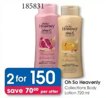 Clicks Oh So Heavenly Collections Body Lotion offer