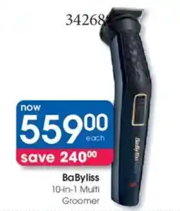 Clicks BaByliss 10-in-1 Multi Groomer offer