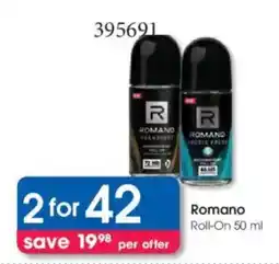 Clicks Romano Roll-On offer