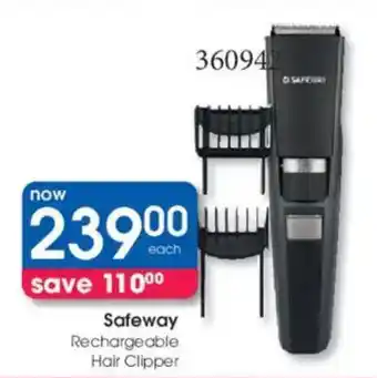 Clicks Safeway Rechargeable Hair Clipper offer