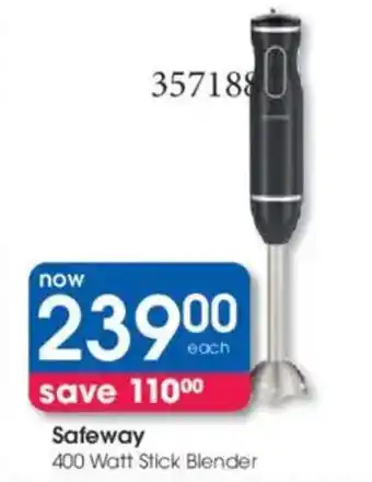 Clicks Safeway 400 Watt Stick Blender offer