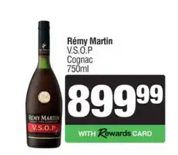 Spar Tops Rémy Martin V.S.O.P Cognac offer