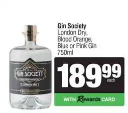 Spar Tops Gin Society offer