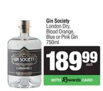 Spar Tops Gin Society offer