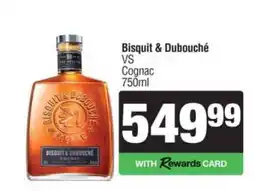 Spar Tops Bisquit & Dubouche VS Cognac offer
