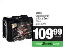 Spar Tops Miller offer