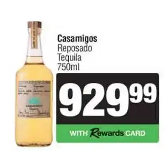 Spar Tops Casamigos Reposado Tequila 750ml offer