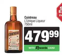 Spar Tops Cointreau offer
