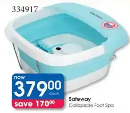Clicks Safeway Collapsible Foot Spa offer