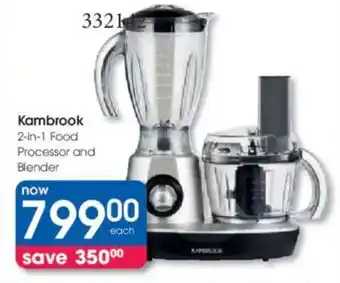 Clicks Kambrook 2-in-1 Food Processor and Blender offer