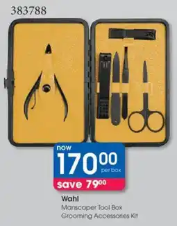 Clicks Wahl Manscaper Tool Box Grooming Accessories Kit offer