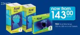 Clicks Tibb Xcel Kids Syrup offer