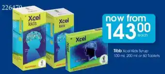 Clicks Tibb Xcel Kids Syrup offer