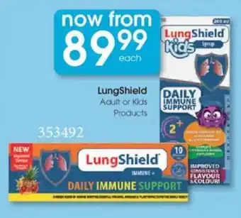 Clicks LungShield Adult or Kids Products offer