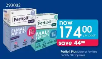 Clicks Fertipil Plus Male or Female Fertility Capsules offer