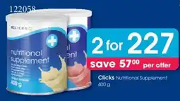 Clicks Clicks Nutritional Supplement offer