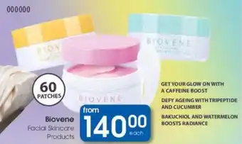 Clicks Biovene Facial Skincare Products offer