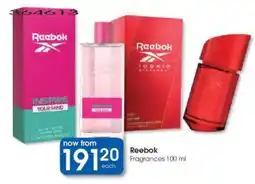 Clicks Reebok Fragrances offer
