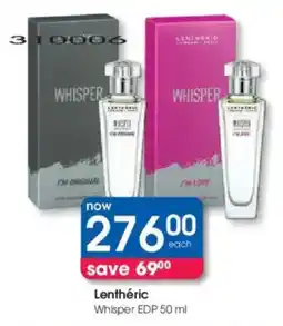 Clicks Lenthéric Whisper EDP offer