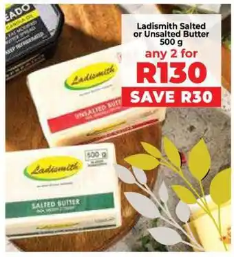 Food Lover's Market Ladismith Salted or Unsalted Butter offer