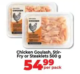 Food Lover's Market Chicken Goulash, Stir-Fry or Steaklets 500 g offer